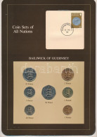 Guernsey 1979-1982. 1p - 1P (7xklf), "Coin Sets Of All Nations" Forgalmi Szett Felbélyegzett Kartonlapon T:UNC Guernsey  - Ohne Zuordnung