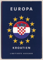 Horvátország 2001-2005. 1l-5K (9xklf) Forgalmi összeállítás "Európa" Dísztokban T:UNC Croatia 2001-2005. 1 Lipa - 5 Kuna - Non Classificati