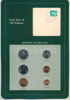 Írország 1980-1982. 1/2p-50p (6xklf), "Coin Sets Of All Nations" Forgalmi Szett Felbélyegzett Kartonlapon T:UNC  Ireland - Unclassified