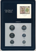 Jamaika 1973-1985. 1c-50c (6xklf), "Coin Sets Of All Nations" Forgalmi Szett Felbélyegzett Kartonlapon T:UNC  Jamaica 19 - Zonder Classificatie
