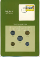 Jemen 1974-1985. 5f-1R (5xklf), "Coin Sets Of All Nations" Forgalmi Szett Felbélyegzett Kartonlapon T:UNC Patina Yemen 1 - Ohne Zuordnung