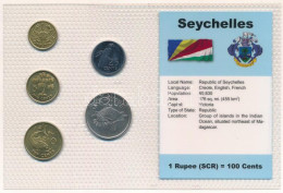 Seychelles-szigetek 1997-2004. 1c - 1R (5xklf) Vákuumcsomagolt Forgalmi összeállítás T:UNC Seychelles 1997-2004. 1 Cent  - Unclassified