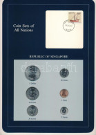 Szingapúr 1981-1982. 1c-1D (6xklf), "Coin Sets Of All Nations" Forgalmi Szett Felbélyegzett Kartonlapon T:UNC Singapore  - Sin Clasificación