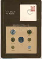 Thaiföld ~1975-1980. 1s-5B (6xklf), "Coin Sets Of All Nations" Forgalmi Szett Felbélyegzett Kartonlapon T:UNC Patina Tha - Unclassified