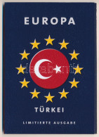 Törökország 2005-2006. 1k - 1L (6xklf) Forgalmi összeállítás "Európa" Dísztokban T:UNC Kis Patina Turkey 2005-2006. 1 Ku - Unclassified