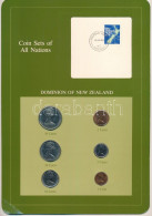 Új-Zéland 1982-1983. 1c-50c (6xklf), "Coin Sets Of All Nations" Forgalmi Szett Felbélyegzett Kartonlapon T:UNC Kis Patin - Non Classés