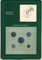 Venezuela 1988-1989. 25c-5B (5xklf), "Coin Sets Of All Nations" Forgalmi Szett Felbélyegzett Kartonlapon T:UNC Kis Patin - Zonder Classificatie