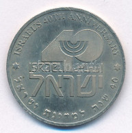 Izrael 1989. "Izrael 40. évfordulója" Kétoldalas Cu-Ni Emlékérem (24mm) T:1- Kis Patina Israel 1989. "Israel's 40th Anni - Unclassified