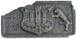 DN "Jeruzsálem Ostroma" Egyoldalas Fém Emlékplakett (102x195mm) T:1- ND "Assault Of Jerusalem" One-sided Metal Commemora - Ohne Zuordnung