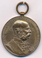 1898. "Jubileumi Emlékérem A Fegyveres Erő Számára / Signum Memoriae (AVSTR)" Bronz Kitüntetés Mellszalag Nélkül T:XF Hu - Non Classificati