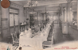 80 - Carte Postale Ancienne De  MONTDIDIER    Hotel Du CYGNE   Salle à Manger - Montdidier