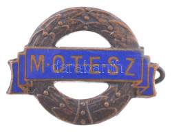 ~1920-1930. "MOTESZ" Zománcozott Jelvény Bronz Fokozata "BERÁN N. BPEST" Gyártói Jelzéssel (15x19mm) T:AU - Ohne Zuordnung