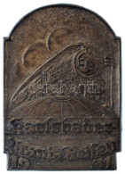 Csehszlovákia 1931. "Karlsbader Urania Reisen 1931" Karlovy Vary-i Utazási ügynökség Fém Reklámjelvénye (45x32mm) T:AU C - Unclassified