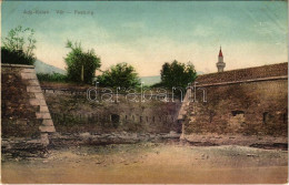 * T2/T3 Ada Kaleh, Vár / Festung / Castle, Fortress + "K.u.K. Festungs-Art. Regt. Nr. I. 3. Marschkompagnie Lager Koramn - Ohne Zuordnung