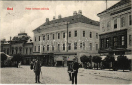 T2 1911 Arad, Fehér Kereszt Szálloda, Fonciere Pesti Biztosító, Neumann M., Ifj. Klein Mór és Husserl üzlete, Braun Gusz - Ohne Zuordnung