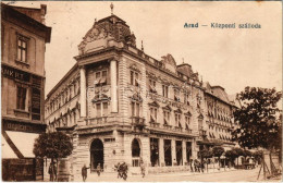 * T3 1922 Arad, Központi Szálloda és Kávéház, Bloch H. üzlete. Oláh Sándor és Társa Kiadása / Hotel And Café, Shops (ázo - Unclassified