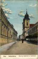 T2/T3 1914 Balázsfalva, Blasendorf, Blaj; Biserica Catedrala Si Institutele / Székesegyház / Cathedral + "KÜKÜLLŐSZEG P. - Unclassified