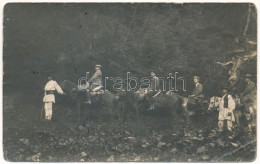 * T3/T4 1921 Borosjenő, Borosineu, Ineu; Vadász Társaság / Hunters. Photo (EB) - Non Classés