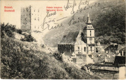 T2/T3 1910 Brassó, Kronstadt, Brasov; Fekete Templom / Schwarze Kirche / Church (EK) - Ohne Zuordnung