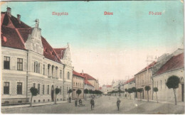 * T2/T3 1909 Déva, Fő Utca, Megyeház / Main Street, County Hall (EK) - Unclassified