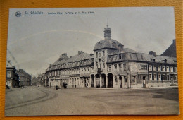 SAINT-GHISLAIN  -    Ancien Hôtel De Ville  Et La Rue D' Ath - Saint-Ghislain