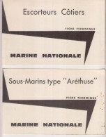 Fiches Techniques Marine Nationale - Barcos