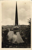 * T2/T3 Felsőfüld, Fildu De Sus (Bánffyhunyad, Huedin); Régi Fatemplom. Foto Orig. J. Fischer / Biserica Veche / Old Woo - Sin Clasificación