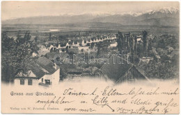 T2/T3 1909 Fenyőfalva, Gierelsau, Girelsau, Giresa, Brad, Bradu; Látkép. W. Prischak Kiadása / General View - Sin Clasificación