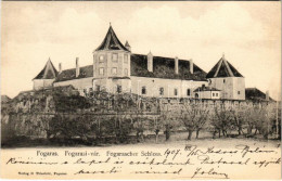 T2/T3 1907 Fogaras, Fagaras; Vár. D. Thierfeld Kiadása / Fogarascher Schloss / Castle (EK) - Ohne Zuordnung