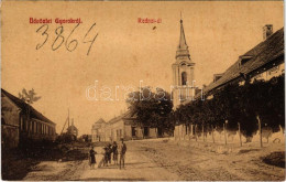 * T4 1911 Gyorok, Ghioroc; Radnai út, Templom, Eichner Adolf és Fia üzlete / Street, Church, Shop (non PC) (r) - Non Classificati