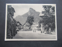 Bizone Am Post Am. Druck Nr.4 EF Mit Sonderstempel 14.1.1946 Oberammergau Das Weltbekannte Reiseziel Auf PK Dorfpartie - Storia Postale