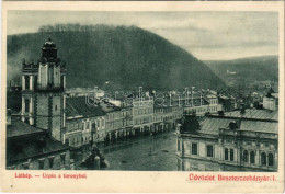 * T4 Besztercebánya, Banská Bystrica; Látkép, Urpin A Toronyból / General View From The Tower (vágott / Cut) - Non Classés