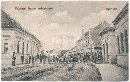 T4 1916 Dunaszerdahely, Dunajská Streda; Teleky Utca, üzlet. Petényi Márk Kiadása / Street View, Shop (r) - Non Classés