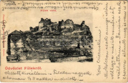 T2/T3 1902 Fülek, Filakovo; Vár. Fénynyomat Divald Műintézetéből / Filakovsky Hrad / Castle (fl) - Ohne Zuordnung