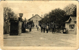 * T3 1929 Pozsonyligetfalu, Engerau An Der Donau, Petrzalka (Bratislava); Vasútállomás, Gőzmozdony / Railway Station, Lo - Unclassified