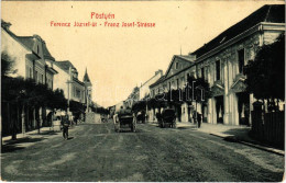 T2 1910 Pöstyén, Piestany; Ferenc József út. W.L. Bp. 5742. / Street - Unclassified