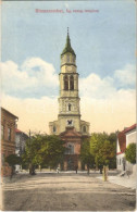 T2/T3 1915 Rimaszombat, Rimavská Sobota; Evangélikus Templom. Kiadja Lévai Izsó / Lutheran Church (EK) - Non Classés