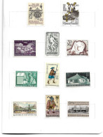 2352f: Österreich Geschenkfolder Der ÖPT Tag Der Briefmarke 1960- 1970 An Hochgestellte Persönlichkeiten - Plaatfouten & Curiosa