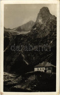 * T2/T3 1931 Tátra, Magas-Tátra, Vysoké Tatry; Zöldtavi Menház és A Karbunkulus Torony / Utulna Zeleného Plesa A Jastrab - Non Classificati