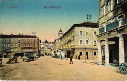 T2/T3 1913 Fiume, Rijeka; Via Del Molo - Non Classés