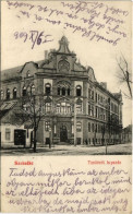 T2 1909 Szabadka, Subotica; Tanítónői Képezde, Pukkel István üzlete. Lipsitz Kiadása / Teachers Training Institute, Shop - Non Classés