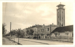 T2 Újverbász, Novi Vrbas; Tűzoltó Otthon, Tűzoltótorony, Automobilok, Garamszeghy Pál Kiadása / Firefighters Barracks, F - Ohne Zuordnung