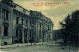 T2/T3 1913 Zimony, Semlin, Zemun; Hauptgasse / Fő Utca / Main Street (EK) - Sin Clasificación