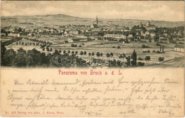 T2/T3 1900 Királyhida, Bruckújfalu Tábor, Brucker Lager, Bruckneudorf; Látkép Lajtabruck Felől / General View From Bruck - Non Classificati