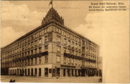 T2/T3 1913 Wien, Vienna, Bécs; Ferdinand Kasznárs Grand Hotel National & Grand Café. Taborstraße 18. / Hotel And Café +  - Zonder Classificatie