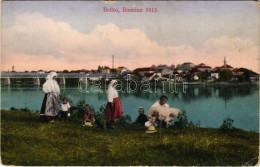 ** T3 Brcko, Brcka; Bosnien 1913 / Railway Bridge Over The Sava River. F. Zeitler (EK) - Non Classificati