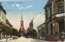 T2 Bohumín, Oderberg; Kirchengasse / Church Street, Karl Hurniak's Shop. Ignaz Kramer + K.u.K. Militärzensur Oderberg - Ohne Zuordnung