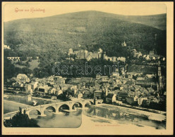 ** T2/T3 Heidelberg, Blick Von Der Philosophenhöhe. Lautz & Isenbeck Riesen-Postkarte - Giant Postcard (27 X 21 Cm) (EK) - Unclassified