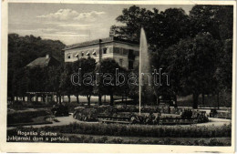 * T2/T3 1939 Rogaska Slatina, Rohitsch-Sauerbrunn; Ljubljanski Dom S Parkom / Spa, Park With Fountain - Non Classés