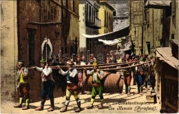 T2/T3 1910 Constantinople, Istanbul; Les Hamals (Portefaix) / Turkish Folklore (EK) - Non Classés